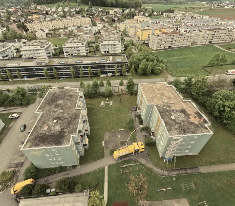 Fünflinden: 1. Phase des Aufbaus