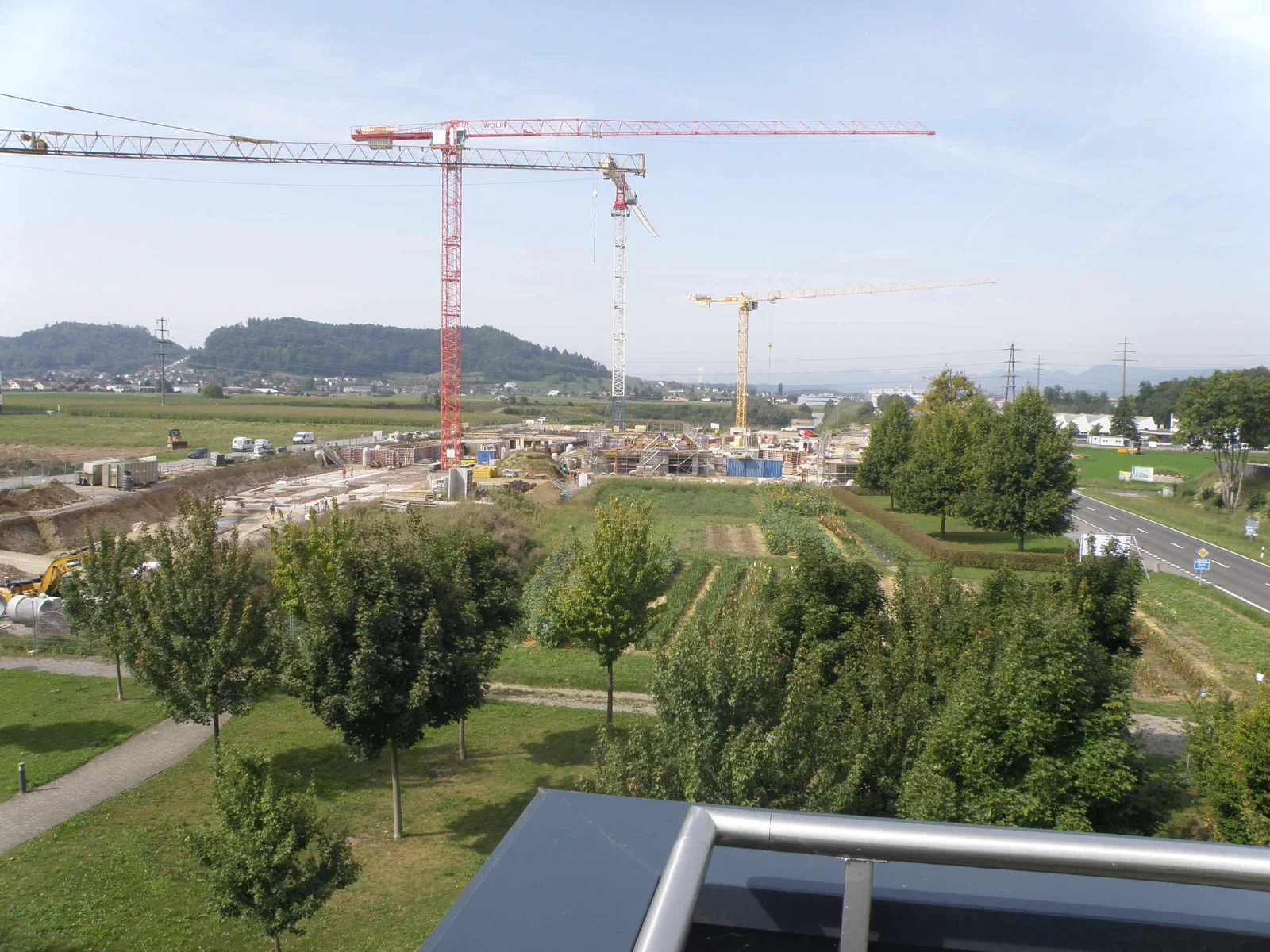 Blick auf die Baustelle Lindenblick