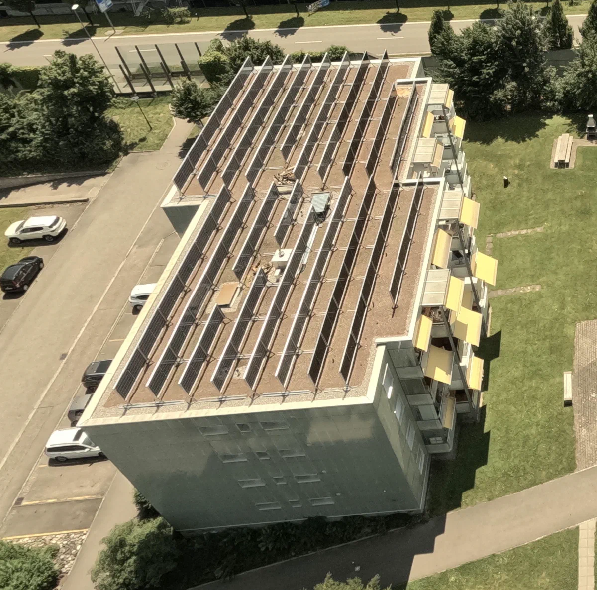 Photovoltaikanlage an der Fünflindenstrasse 1/3 in Staufen
